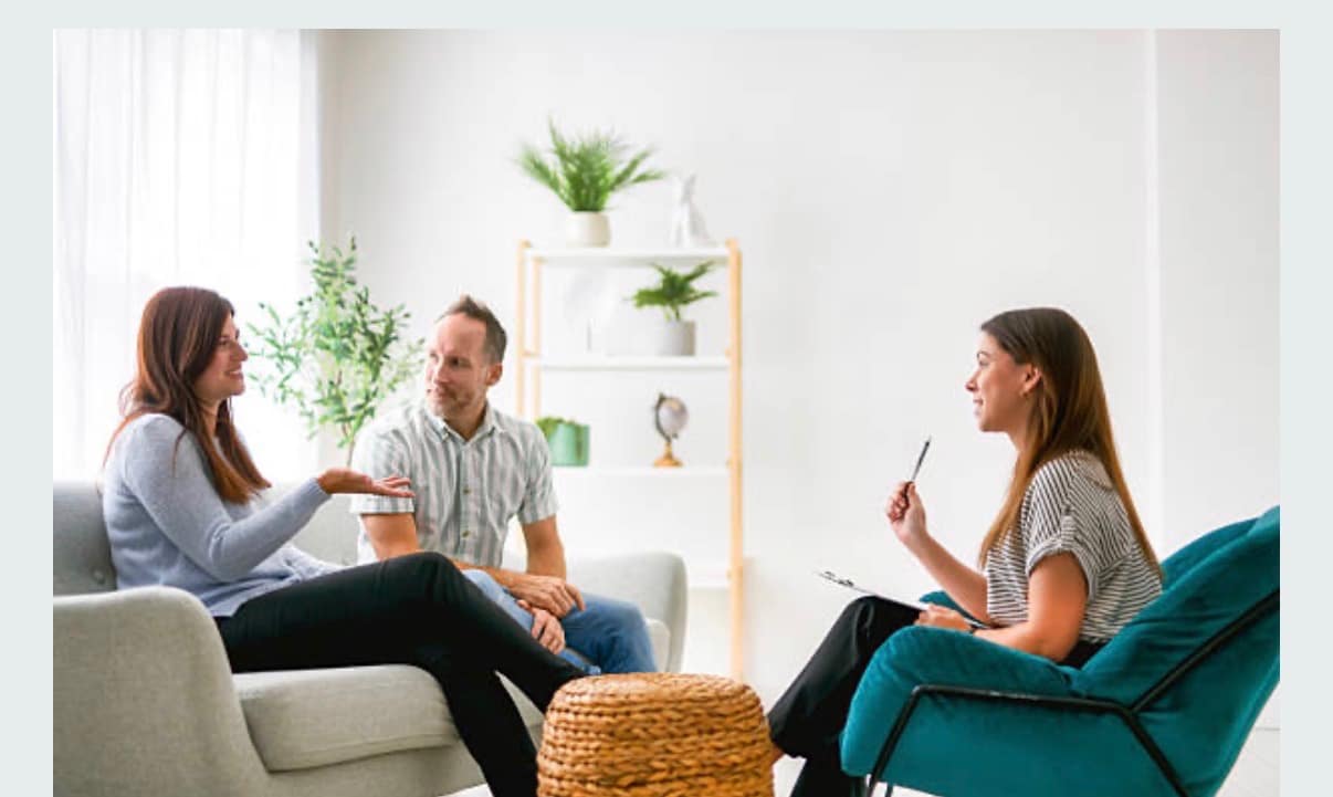 Couples therapy session