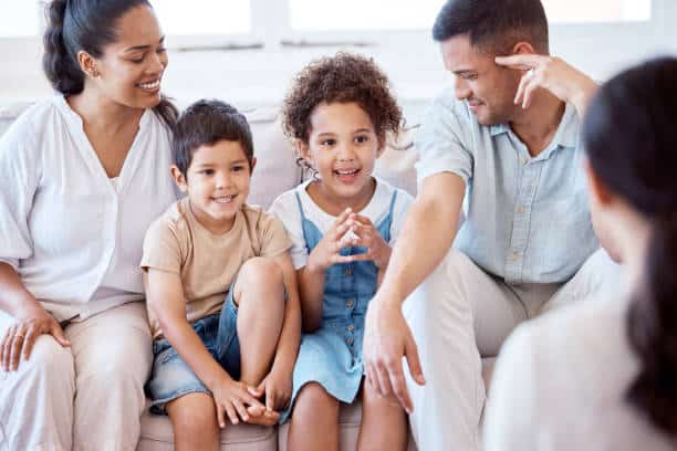 Family therapy session